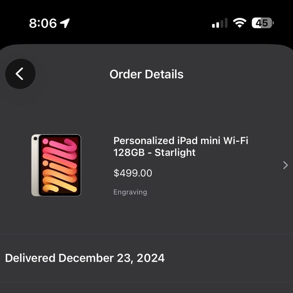 Apple iPad mini 7th generation (2024) 128gb WiFi Starlight Engraved - Picture 3 of 11